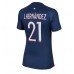 Paris Saint-Germain Lucas Hernandez #21 Dámské Domácí Dres 2023-24 Krátkým Rukávem